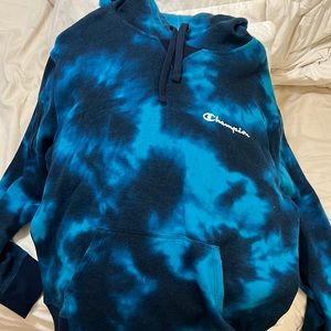 womens champion tie dye hoodie